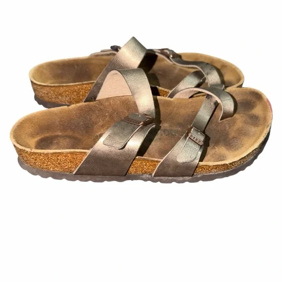 Birkenstock Mayari Graceful Taupe Sandals EU 39 US Women’s 8 - Picture 3 of 5